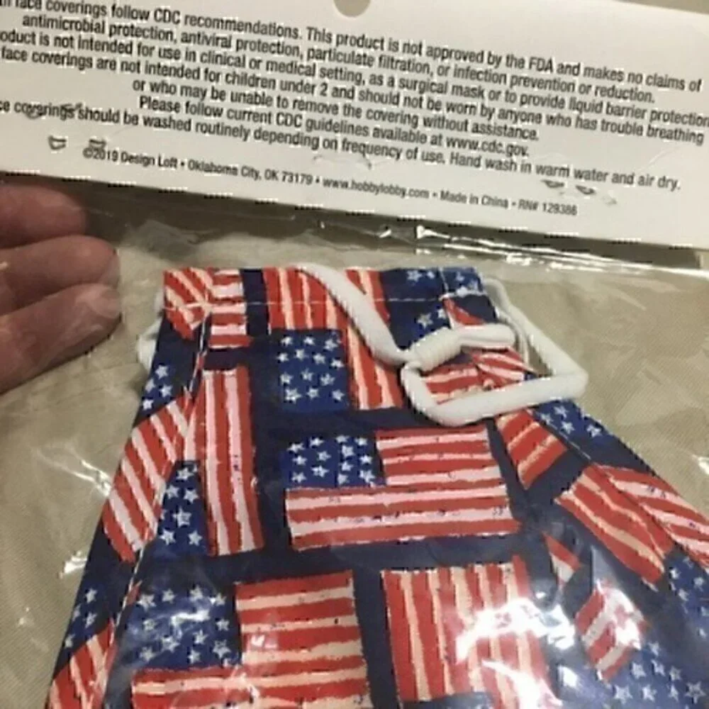 Fashion face mask American Flag